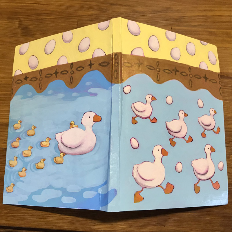 表紙と裏表紙の絵